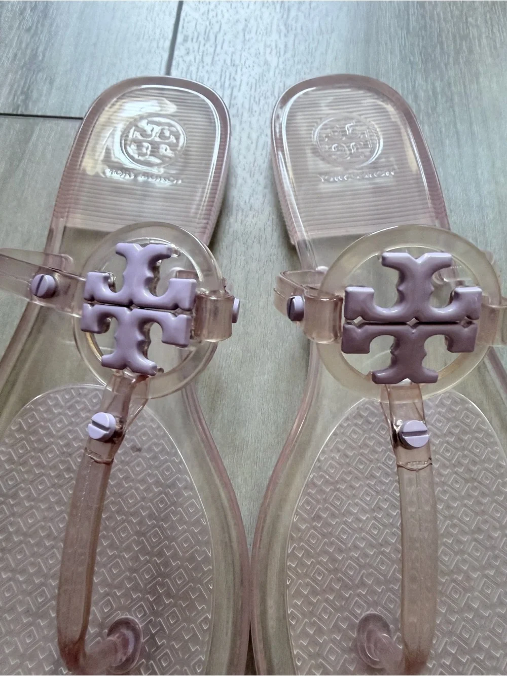 Tory Burch translucent pale